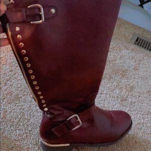Burgundy Boots